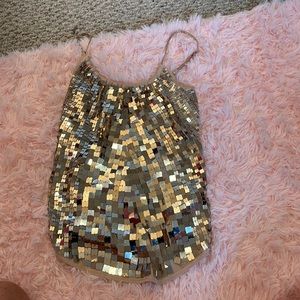sparkly bebe tank
